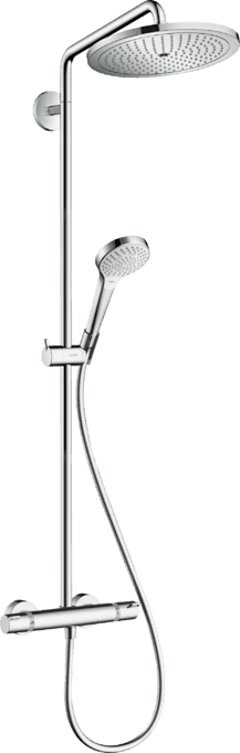 Σετ θερμοστατικού ντους Croma Select S Showerpipe 280 με αναφορά 26790000 από τη μάρκα HANSGROHE