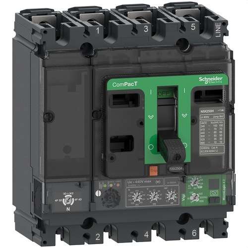 Αυτόματος Διακόπτης ComPacT NSX160N 50kA AC 4P4R 160A Micrologic 4.2 με αναφορά C16N44V160 από τη μάρκα SCHNEIDER ELECTRIC