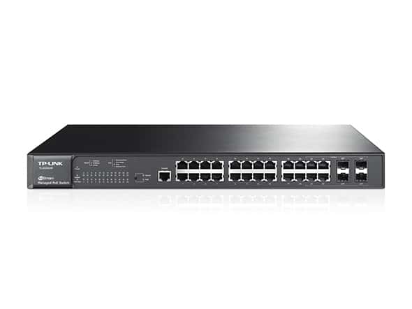 Διαχειριζόμενο L2 PoE Switch JetStream™ 24 θυρών με 4 υποδοχές SFP Combo με αναφορά TL-SG3424 από τη μάρκα TP-LINK