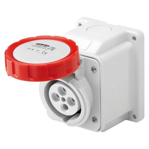 Σταθερή βάση επιφάνειας σε 10º. IP67 3P+T 32A 400V 6H με αναφορά GW62441 από τη μάρκα GEWISS