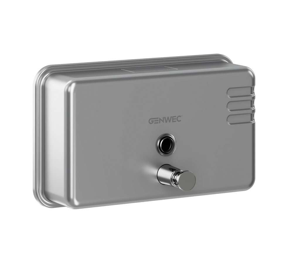 Οριζόντια δοσομετρητής σαπουνιού 1100ml inox 304 σατινέ με αναφορά GW04 02 04 01 από τη μάρκα GENWEC