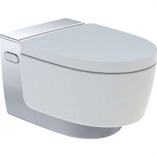 Κρεμαστή τουαλέτα μπιντέ Geberit AquaClean Mera Comfort λευκό και χρώμιο με αναφορά 146.212.21.1 από τη μάρκα GEBERIT