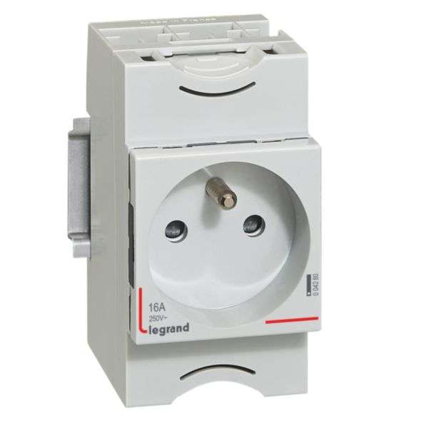 Πρίζα - 10/16A - 250V~ - 2P+T εξωτερική - με κλείστρο με αναφορά 004280 από τη μάρκα LEGRAND