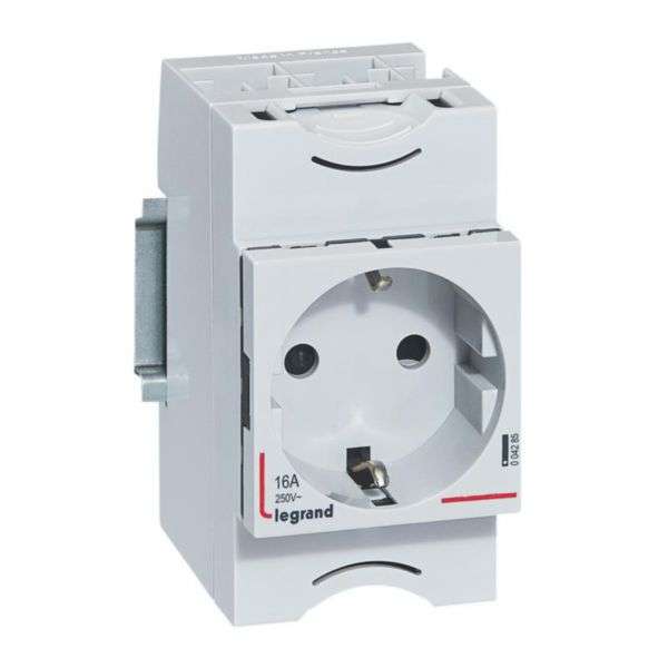 Πρίζα - 10/16A - 250V~ - 2P+T - με κλείστρο με αναφορά 004285 από τη μάρκα LEGRAND