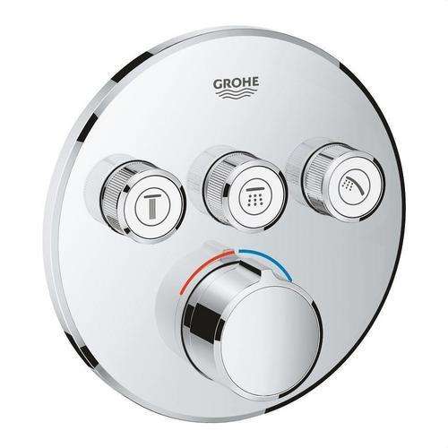 Εντοιχισμένος αναμεικτήρας με 3 διακόπτες SmartControl χρώμιο με αναφορά 29146000 από τη μάρκα GROHE