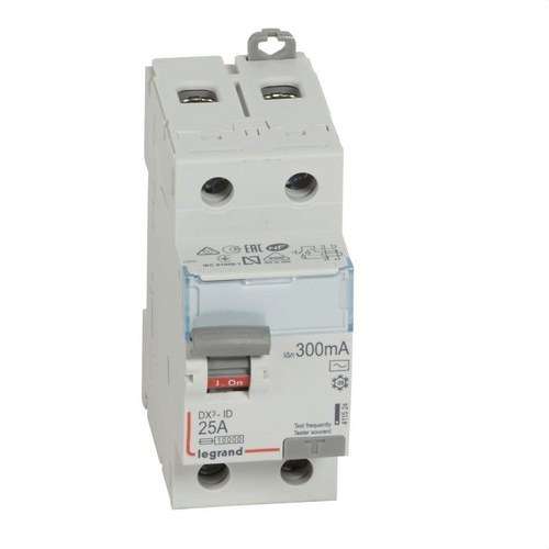 Διαφορικό DX3 2P 25A 300mA Κατηγορία AC με αναφορά 411524 από τη μάρκα LEGRAND