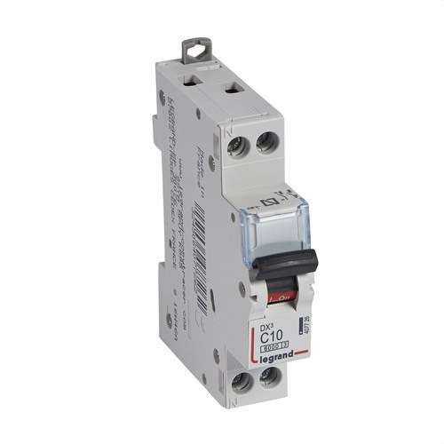 DX3 Διακόπτης Διαρροής 1P+N 10A Καμπύλη C 6/10kA με αναφορά 407726 από τη μάρκα LEGRAND