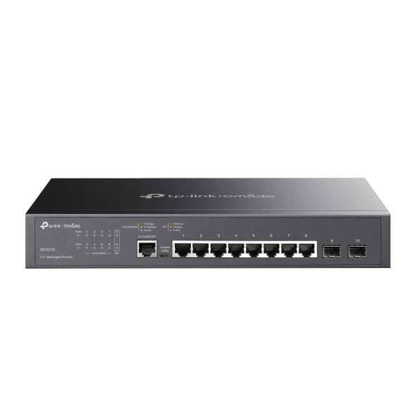 Omada L2+ Switch 8 θυρών Gigabit και 2 SFP με αναφορά TL-SG3210 από τη μάρκα TP-LINK