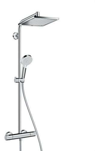 Σετ ντους Crometta E Showerpipe 240 με 1 Jet EcoSmart με αναφορά 27281000 από τη μάρκα HANSGROHE