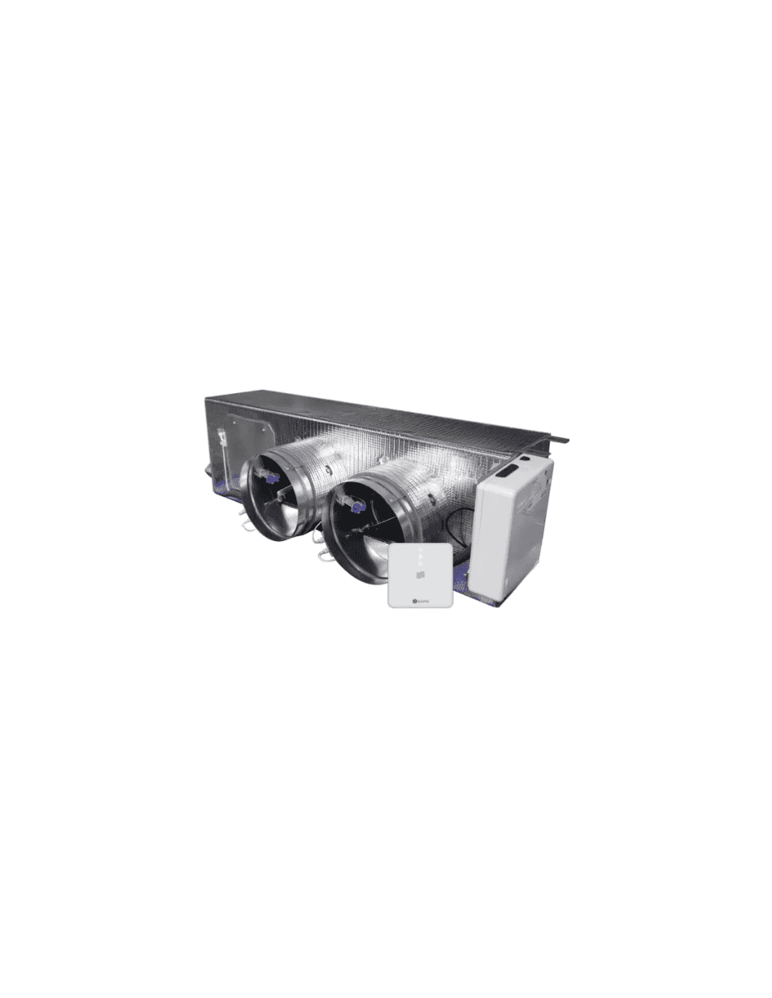 Μηχανοκίνητο Plenum Airzone Easyzone 25 Wi-Fi Medium AZC25MELBS01S2 για Mitsubishi Electric χαμηλού προφίλ – 2 έξοδοι Ø200 mm (μεσαία χωρητικότητα) με αναφορά AZC25MELBS01S2 από τη μάρκα AIRZONE