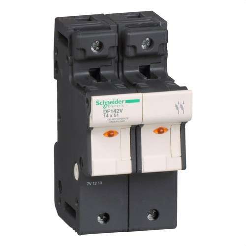 Κουτί Ασφαλειών 2P 50A 14X51MM με αναφορά DF142V από τη μάρκα SCHNEIDER ELECTRIC