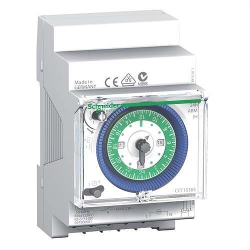 Αναλογικός χρονοδιακόπτης IH 24H με 3 μονάδες 150H 1C-16A με αναφορά CCT15365 από τη μάρκα SCHNEIDER ELECTRIC