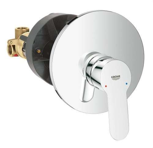 Εντοιχισμένη μπαταρία ντους 1/2" Grohe BauEdge χρώμιο με αναφορά 29078000 από τη μάρκα GROHE