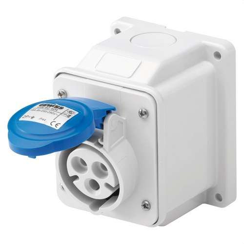 Σταθερή βάση επιφάνειας 10º. IP44 2P+T 16A 230V με αναφορά GW62404 από τη μάρκα GEWISS