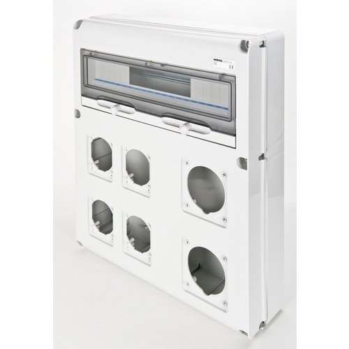 Πίνακας Q-DIN20 2BA.63A + 4BA.16/32A IP65 με αναφορά GW68021N από τη μάρκα GEWISS