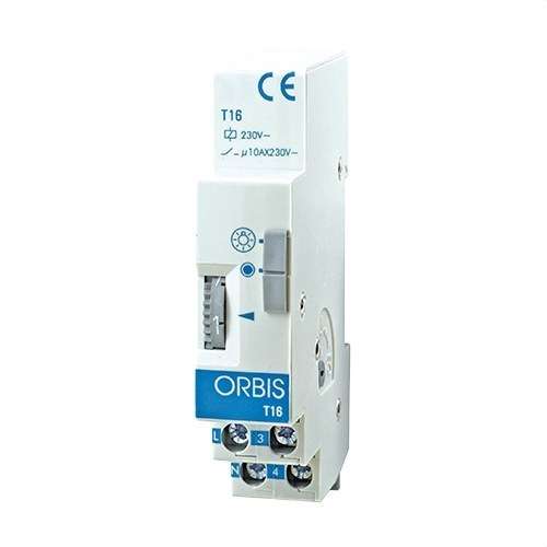 Μηχανισμός ρολογιού αρθρωτός T-16 230V ΡΑΓΑ DIN 45 δευτερόλεπτα έως 7 λεπτά με αναφορά OB060131 από τη μάρκα ORBIS