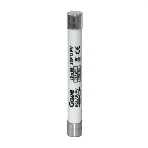 Κυλινδρική ασφάλεια 10X85 1500V PV 12A με αναφορά 33F12PV από τη μάρκα GAVE