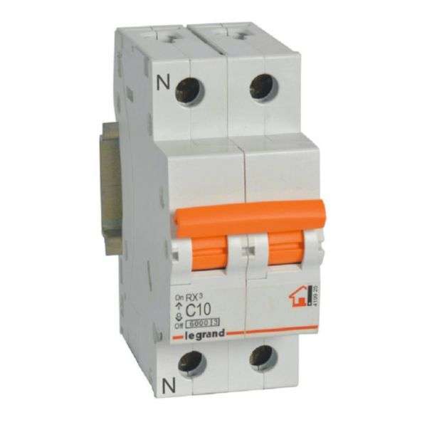 Μικροαυτόματος RX³ - 1P+N - 230V~ - 10A - καμπύλη C με αναφορά 419925 από τη μάρκα LEGRAND