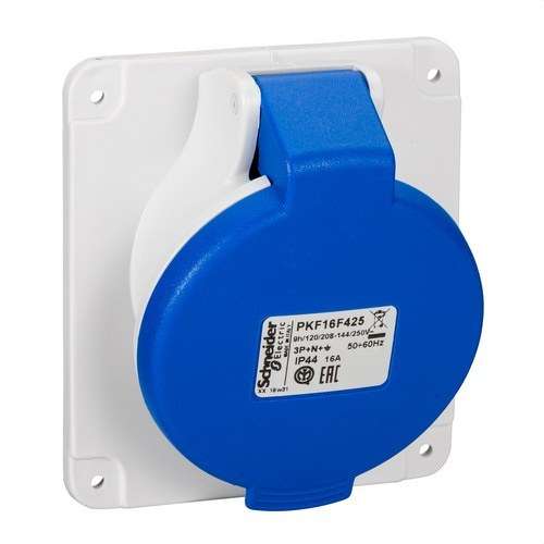 Βάση εντοιχισμού κεκλιμένη 16A 2P+TT 200-250V IP44 με αναφορά PKF16F425 από τη μάρκα SCHNEIDER ELECTRIC