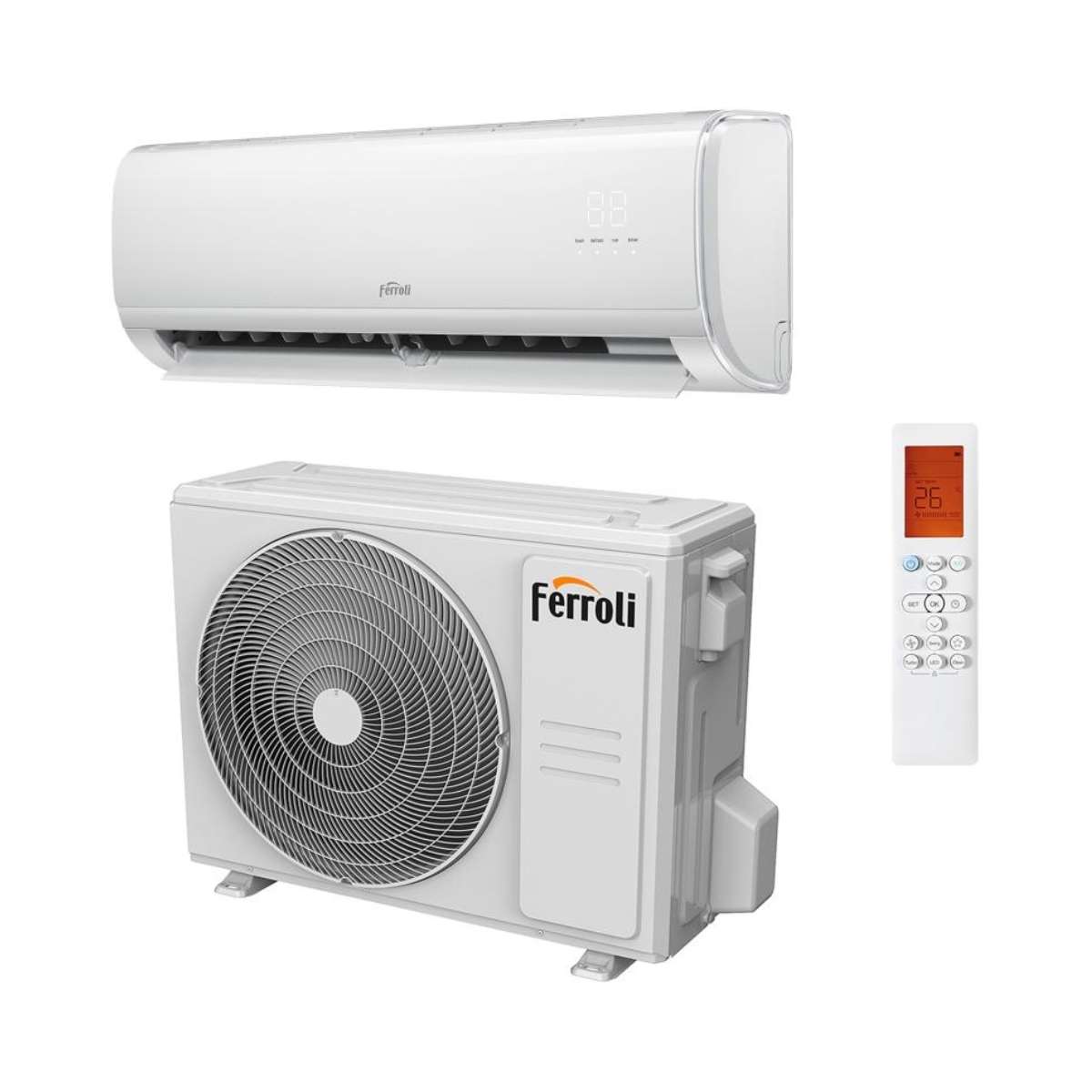 Κλιματιστικό με wifi Ferroli Giada S 18 5,3 kW 18000 BTU με αναφορά 4B3970189 από τη μάρκα FERROLI