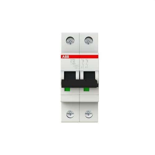 Circuit Breaker S202-C32 2P 32A Curve C 10kA with reference 2CDS252001R0324 from the brand ABB