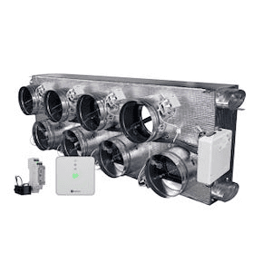 Μηχανοκίνητο πλένουμ Airzone Easyzone 25 Wi-Fi Standard + VMC AZC25FUJST01L8 για Fujitsu – 8 έξοδοι Ø200 mm (υψηλής χωρητικότητας) με αναφορά AZC25FUJST01L8 από τη μάρκα AIRZONE