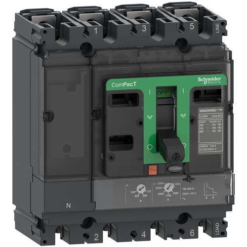 Διακόπτης κυκλώματος ComPacT NSX160N 50kA AC 4P4R 125A TMD με αναφορά C16N4TM125 από τη μάρκα SCHNEIDER ELECTRIC