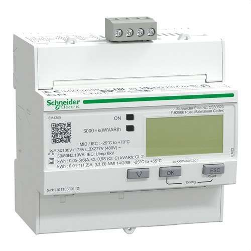 Μετρητής ενέργειας iem3255 x/5a c.0,5s modbus MID με αναφορά A9MEM3255 από τη μάρκα SCHNEIDER ELECTRIC