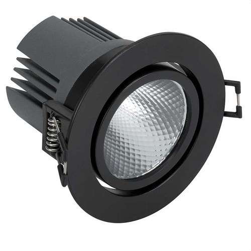 "Στρογγυλό Κατευθυνόμενο LED Downlight 703.23 3000K SPOT μαύρο" με αναφορά 70323038-283 από τη μάρκα SIMON
