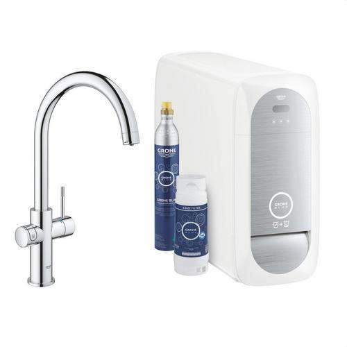 GROHE Blue Home Starter kit με ρουξούνι τύπου C σε χρώμιο με αναφορά 31455001 από τη μάρκα GROHE