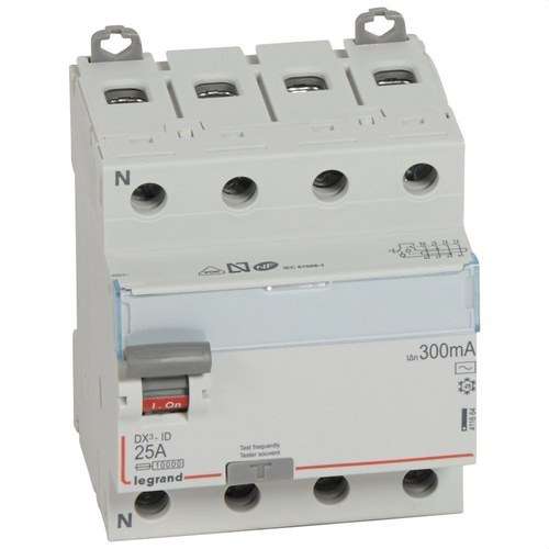 Διαφορικός DX3 4P 25A 300mA Κατηγορία AC με αναφορά 411664 από τη μάρκα LEGRAND