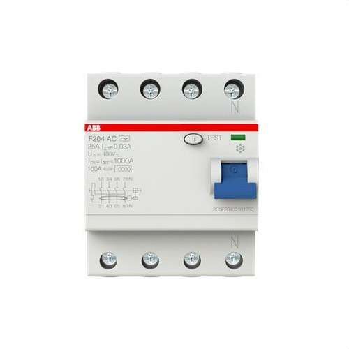 Διαφορικός 4P 25A Κατηγορία AC 30mA με αναφορά 2CSF204001R1250 από τη μάρκα ABB