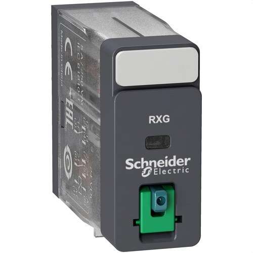 Ρελέ 2 C/O 5A + Κουμπί δοκιμής 24V DC με αναφορά RXG21BD από τη μάρκα SCHNEIDER ELECTRIC