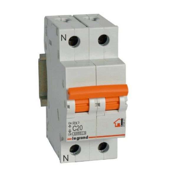 Μικροαυτόματος RX³ - 1P+N - 230V~ - 20A - καμπύλη C με αναφορά 419927 από τη μάρκα LEGRAND