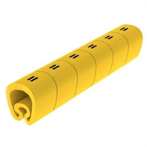 Προκομμένα κίτρινα σήματα Ø8 PVC πλαστικοποιημένα με αναφορά 1812 από τη μάρκα UNEX