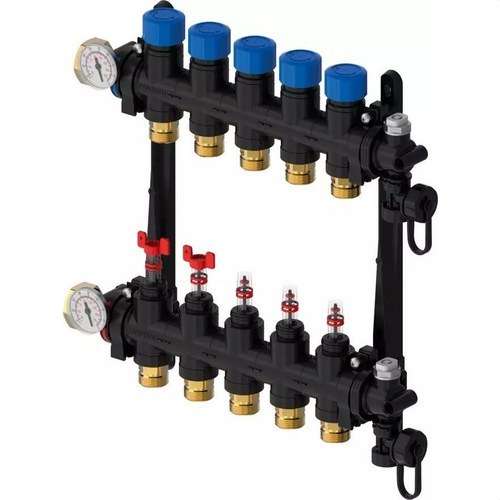 Συλλέκτης με ροόμετρο FM 6xG3/4 Euro Uponor Vario M με αναφορά 1085948 από τη μάρκα UPONOR