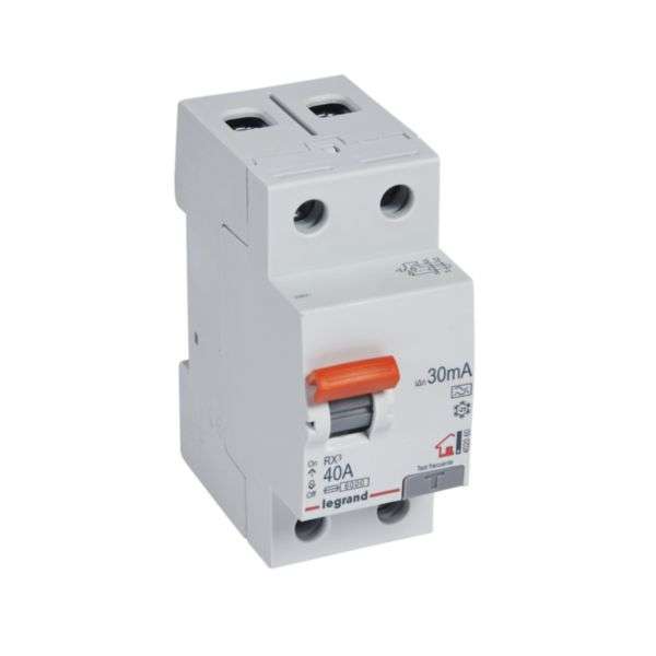 Διαφορικός RX³ - 2P - 230V~ - 30mA- 40A - Τύπος A με αναφορά 402060 από τη μάρκα LEGRAND