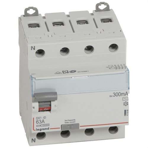 Διαφορικό DX3 4P 63A 300mA Τάξη AC με αναφορά 411666 από τη μάρκα LEGRAND