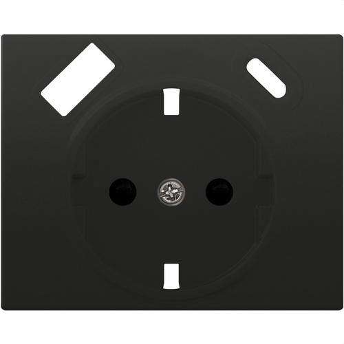 Πρίζα Schuko με διπλή USB ανθρακί Cosso Mega με αναφορά 22724-USBC-AC από τη μάρκα BJC