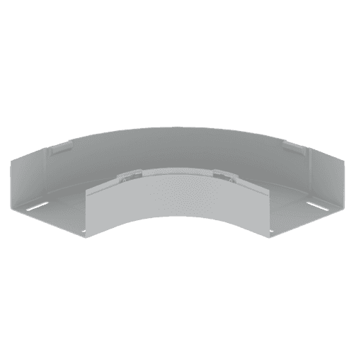 Επίπεδη καμπύλη 90º γκρι RAL7035 100x200 mm U23X με αναφορά 66230 από τη μάρκα UNEX