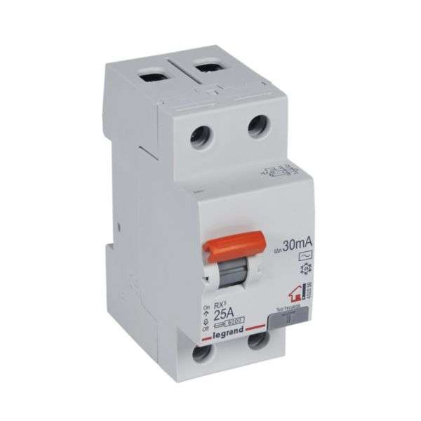 Διαφορικό RX³ - 2P - 230V~ - 30mA- 25A - Τύπος AC με αναφορά 402056 από τη μάρκα LEGRAND