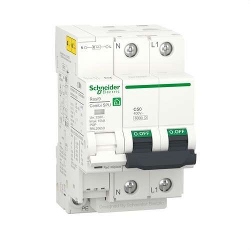 Αυτόματος διακόπτης RESI9 Combi SPU 1PN C 50A με αναφορά R9L20650 από τη μάρκα SCHNEIDER ELECTRIC