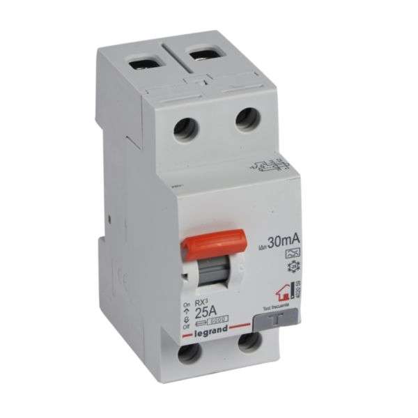 Διαφορικό RX³ - 2P - 230V~ - 30mA - 25A - Τύπος A με αναφορά 402059 από τη μάρκα LEGRAND