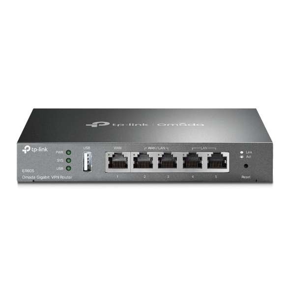 Δρομολογητής VPN Gigabit Omada με αναφορά ER605 από τη μάρκα TP-LINK