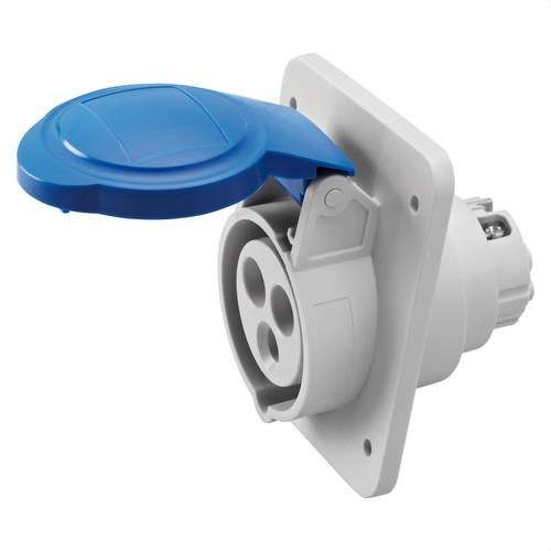 Σταθερή βάση εντοιχισμού 10º IP44 2P+T 32A 230V 6H με αναφορά GW62216H από τη μάρκα GEWISS