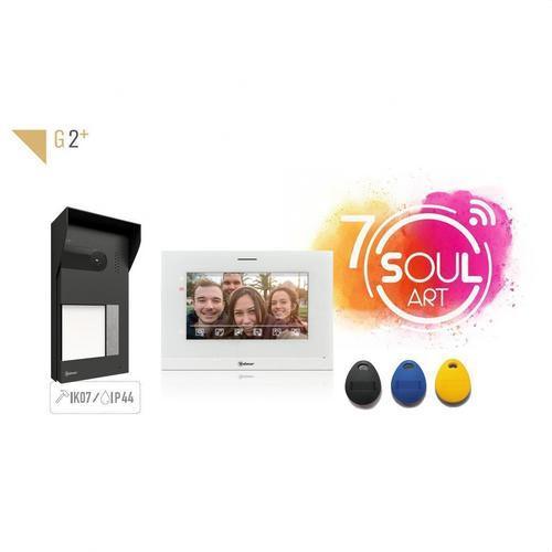 Σετ θυροτηλεόρασης για 1 κατοικία με wifi Golmar Soul S5110/ART 7W με αναφορά 12205118 από τη μάρκα GOLMAR