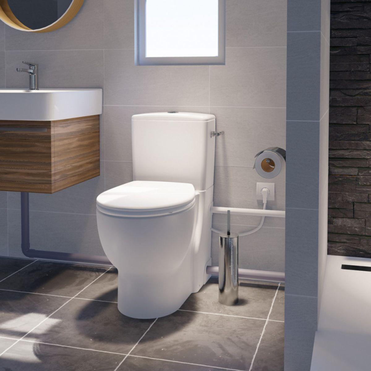 Τουαλέτα με θραυστήρα SFA Saniflush με αναφορά SANIFLUSH από τη μάρκα SFA SANITRIT