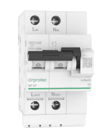 Μόνιμος προστατευτής υπέρτασης Cirprotec V-CHECK MINI 4P 10 A με αναφορά 79706111 από τη μάρκα CIRPROTEC