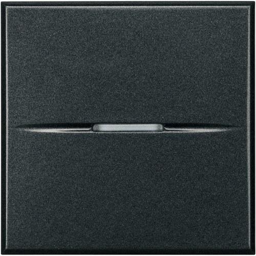 Άξονας φωτιζόμενος διασταύρωσης με βιδωτό ακροδέκτη 2 μονάδες ανθρακί Axolute με αναφορά HS4004/2 από τη μάρκα BTICINO