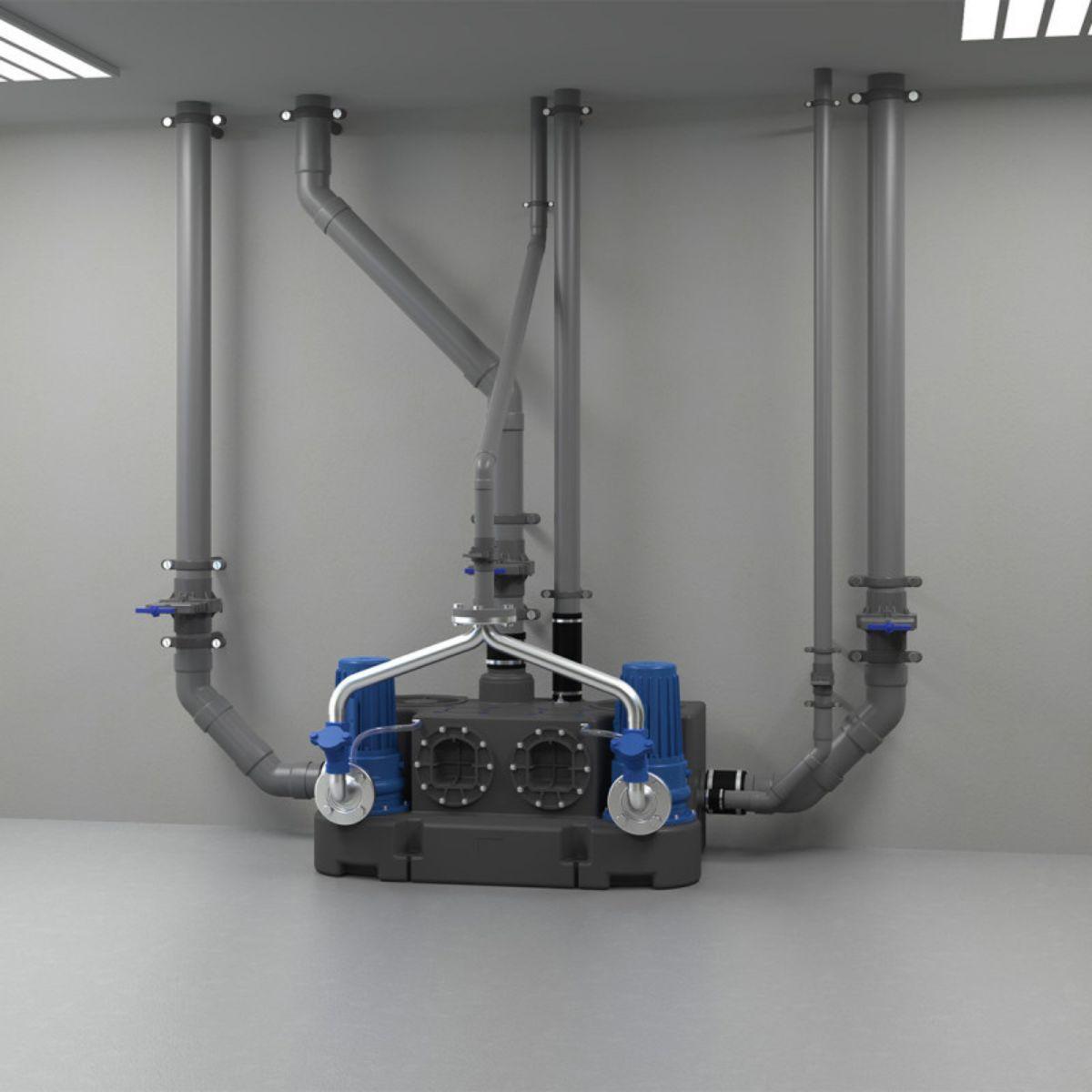 Τριφασικός σταθμός άντλησης SFA Sanicubic 2 GR SE71.4 T με αναφορά 04CUB2GR14T από τη μάρκα SFA SANITRIT